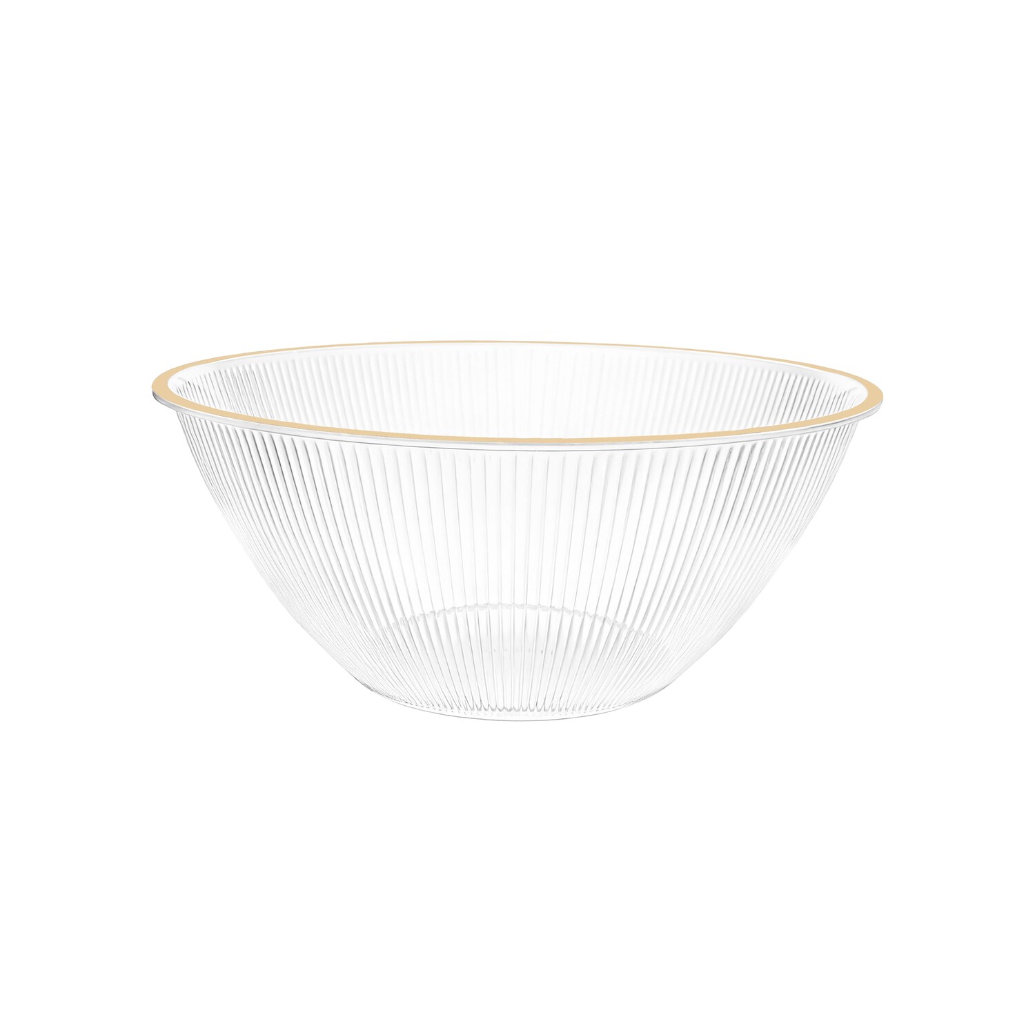 Ribbed Bowl With Gold Rim. — coming to Dollar Tree Nov 11, 2026