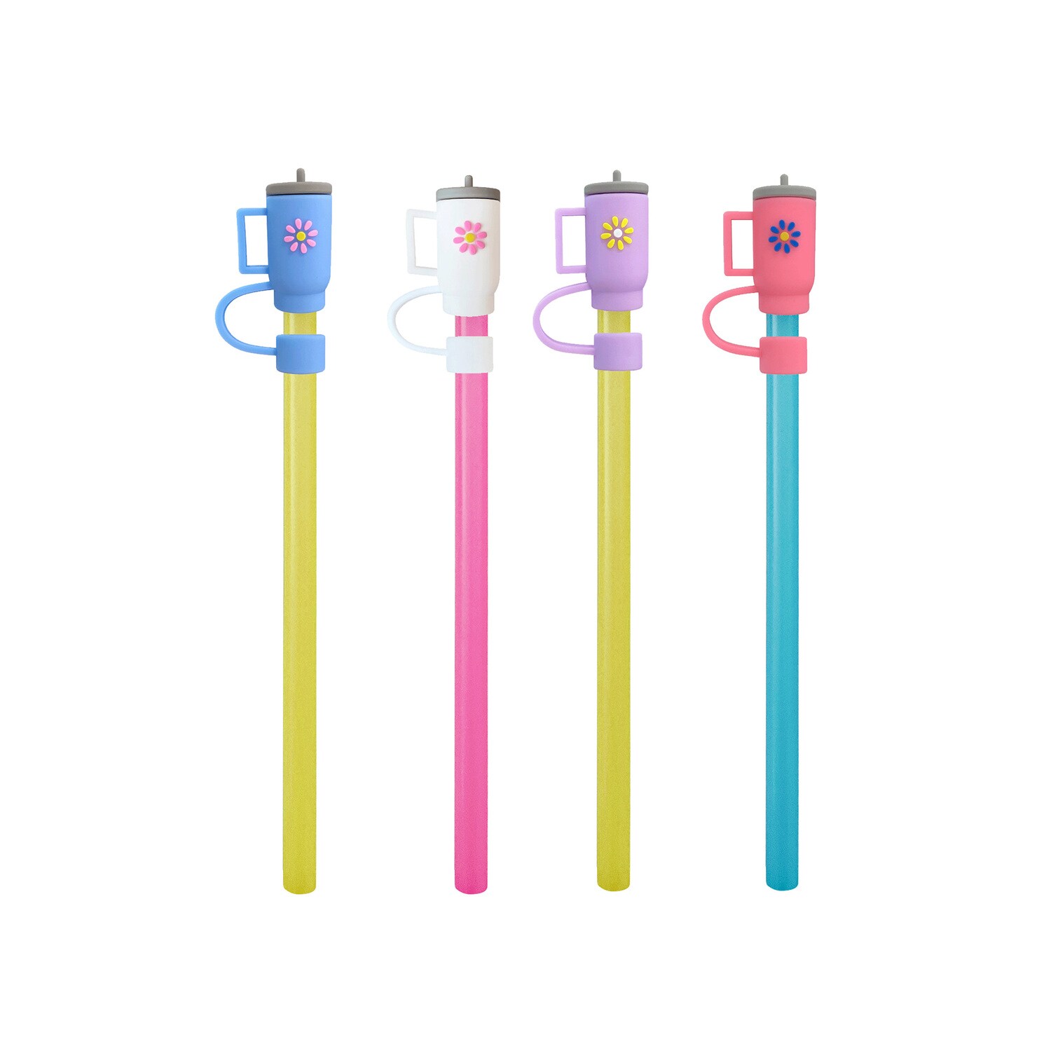 Colorful Straw With Silicone Cover, Assorted Colors, 2-pc Pack — coming to Dollar Tree Oct 23, 2026
