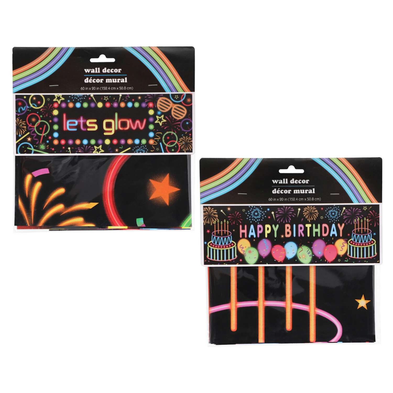 Neon Party-themed Wall Decor, Assorted Designs, 1-ct. — coming to Dollar Tree Sep 18, 2026