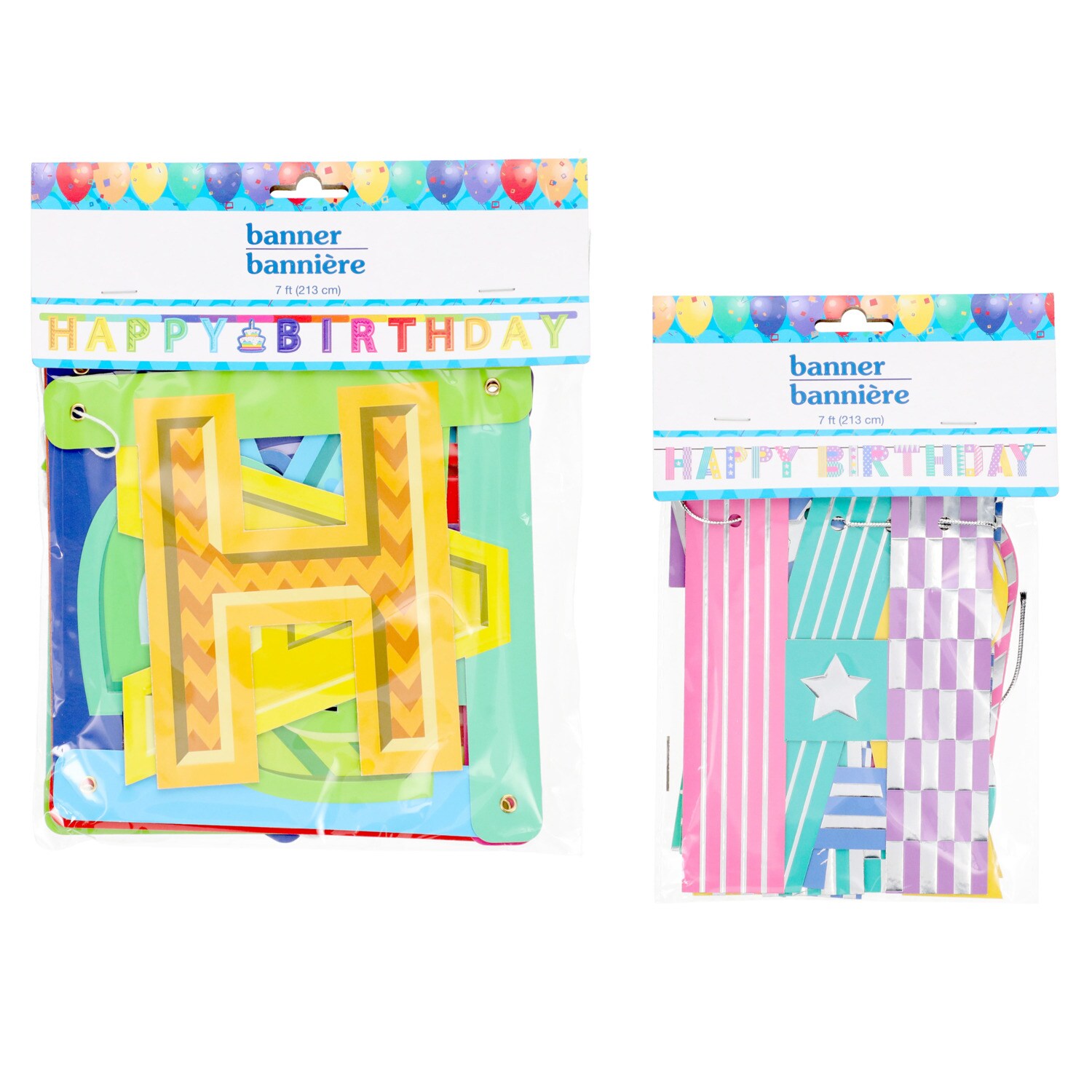 Happy Birthday Embossed Party Banner, Assorted Designs, 1-ct. — coming to Dollar Tree Oct 23, 2026