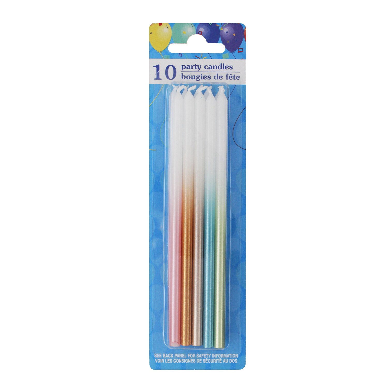 Party Candle, Assorted Colors, 10-pc Pack — coming to Dollar Tree Oct 23, 2026