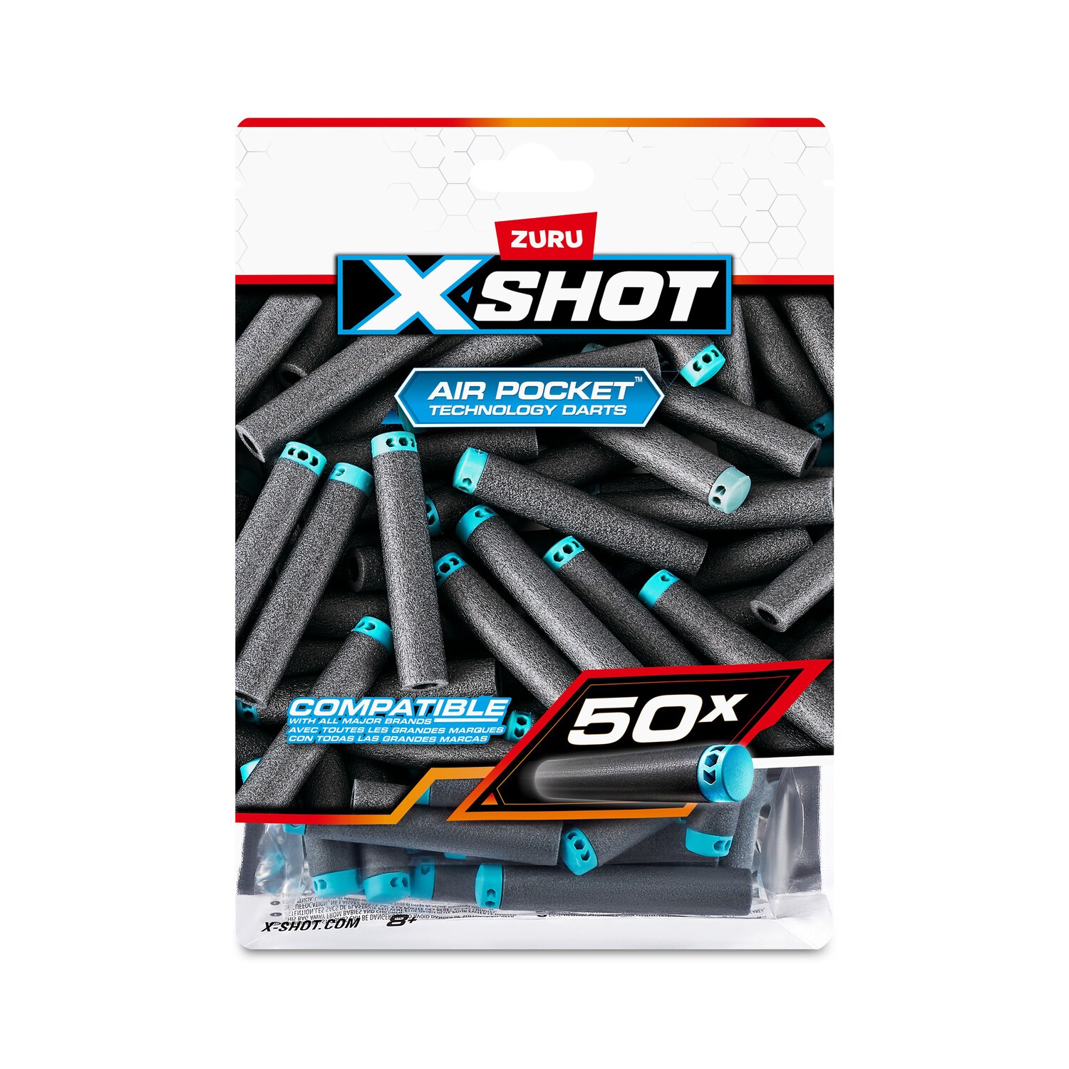 XSHOT Air Pocket Darts, 50-pc Pack. — coming to Dollar Tree Aug 21, 2026