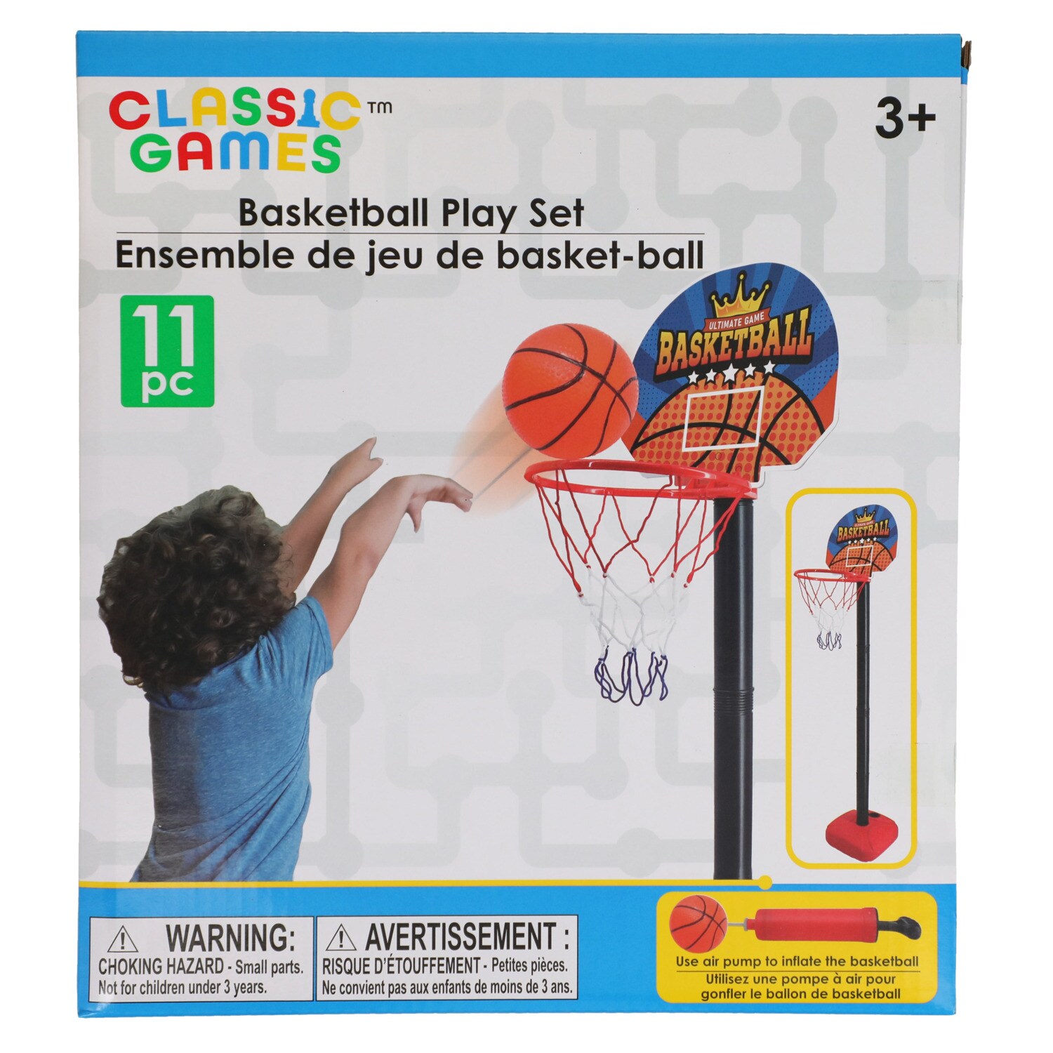 Classic Games Basketball Playset, 11-pc Pack. — coming to Dollar Tree Oct 28, 2026
