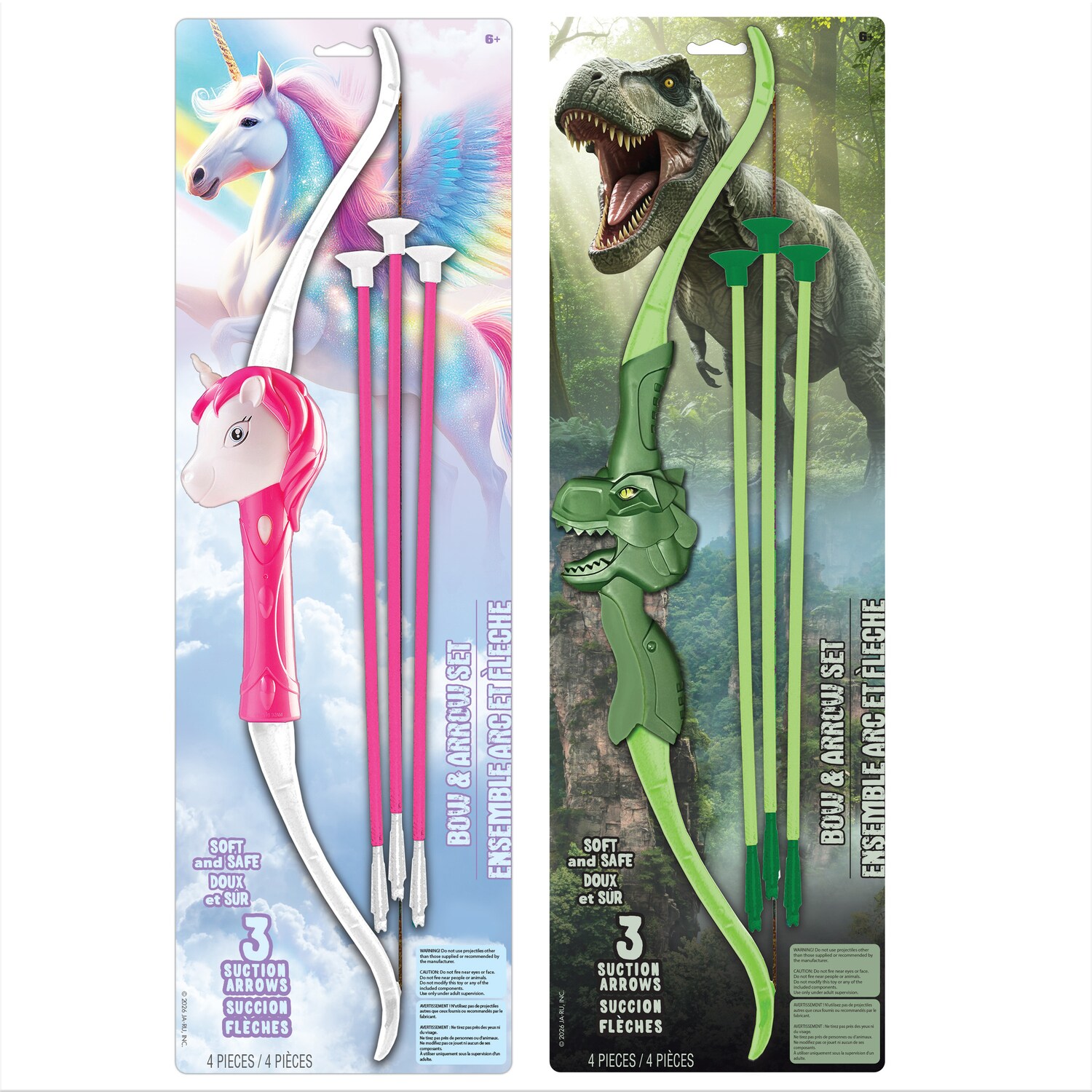 Bow & Arrow Set, Assorted Designs, 4-pc Pack. — coming to Dollar Tree Aug 21, 2026