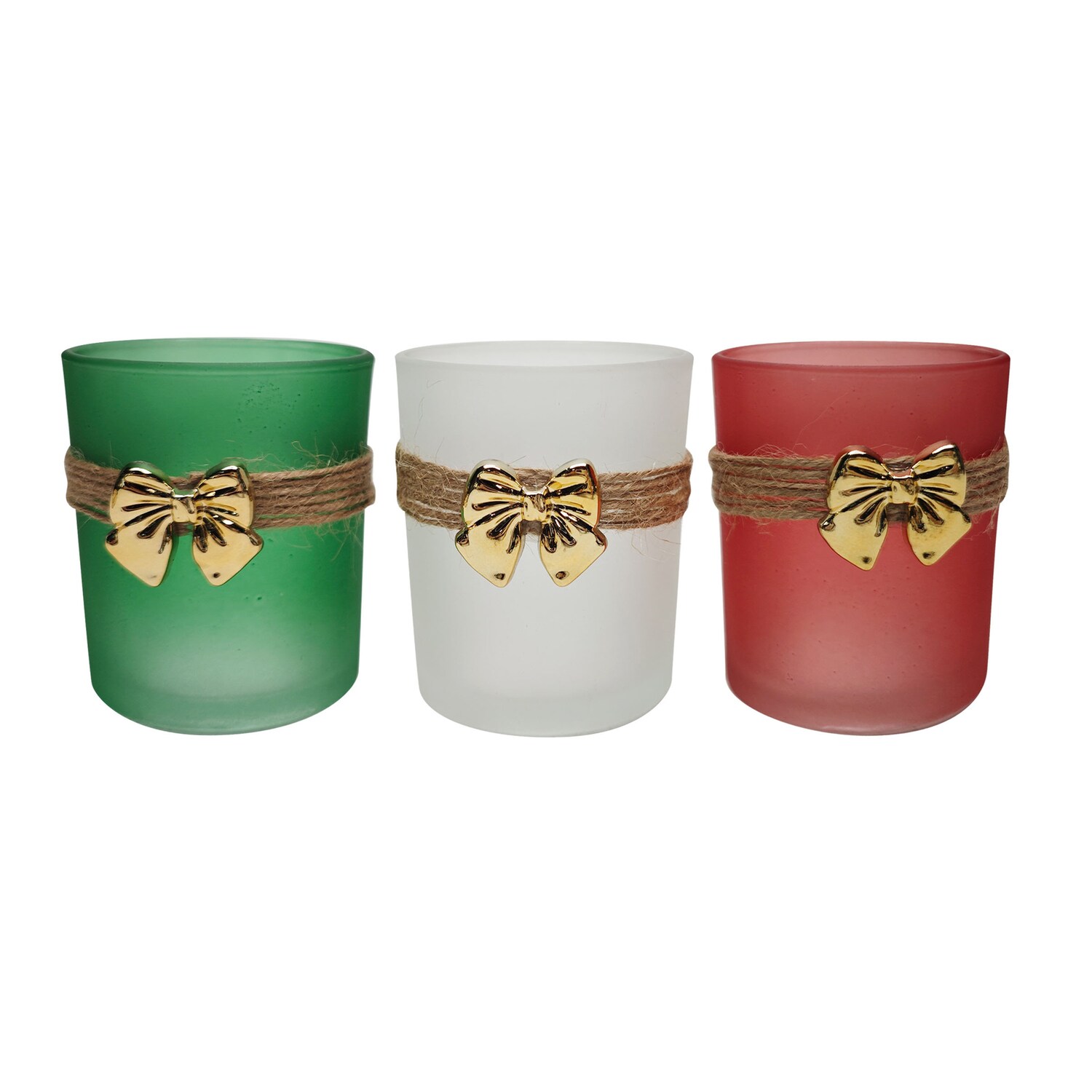 Holiday Themed Glass Candle Holder, Assorted Colors — coming to Dollar Tree Sep 25, 2026