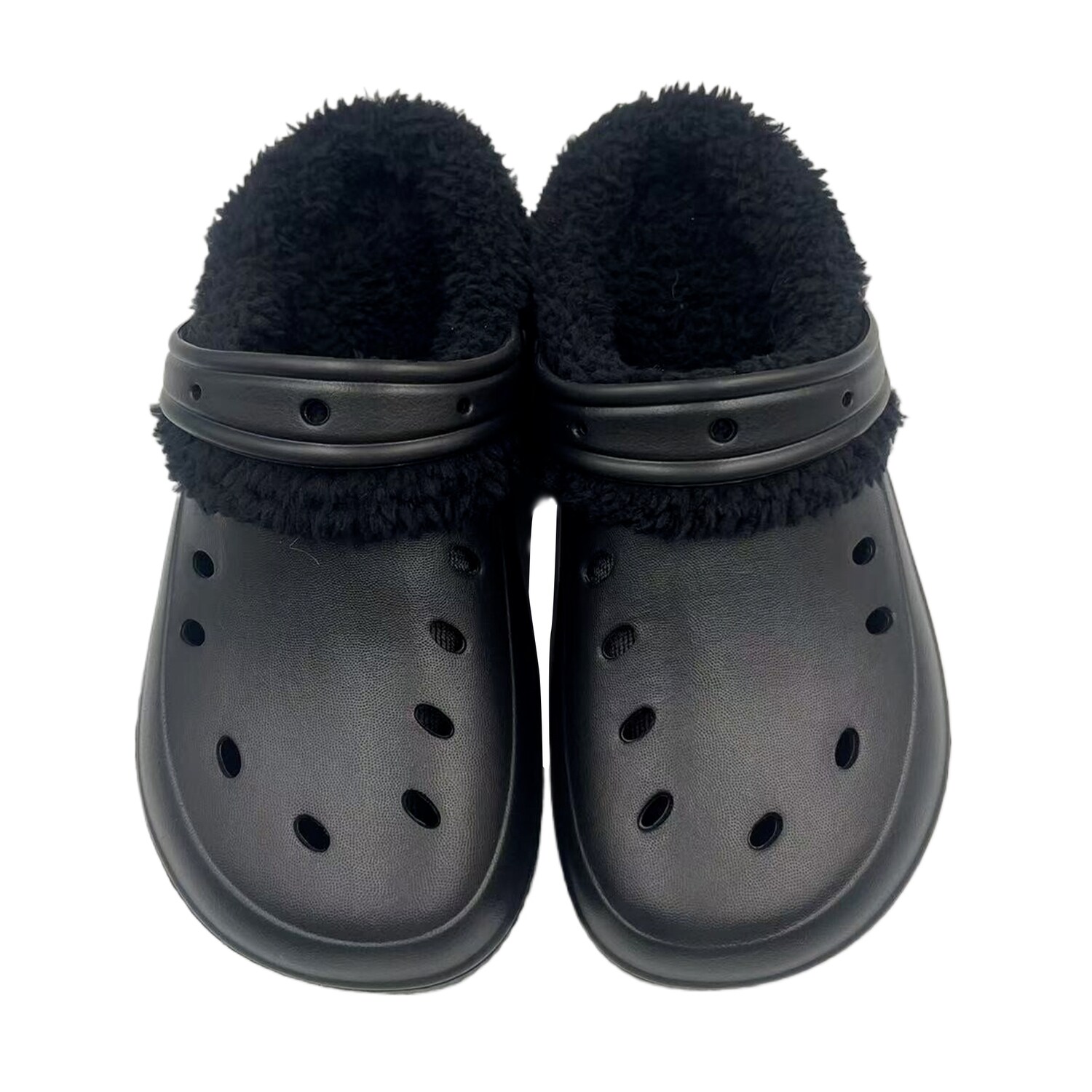 My Soft Ladies Black Fur-lined EVA Clog Size 5-6, 1-ct. — coming to Dollar Tree Sep 5, 2026