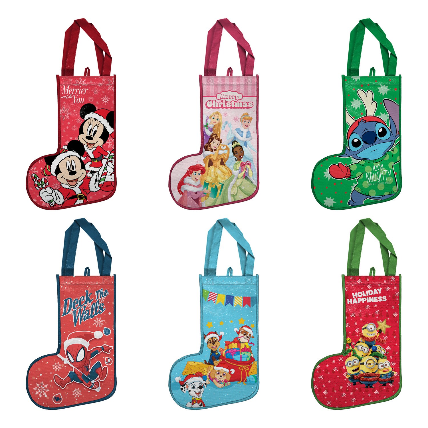 Licensed Characters Stocking Bag, Assorted Chracters. — coming to Dollar Tree Aug 26, 2026