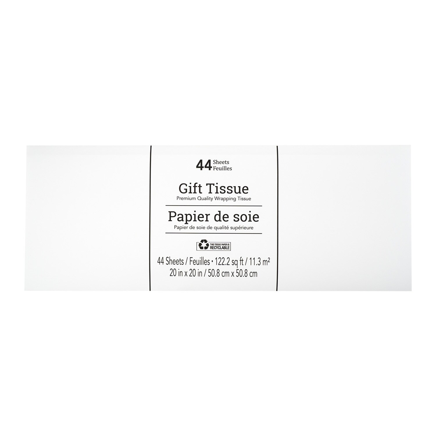 Premium Quality White Gift Wrapping Tissue Paper, 44-pc Pack. — coming to Dollar Tree Sep 30, 2026