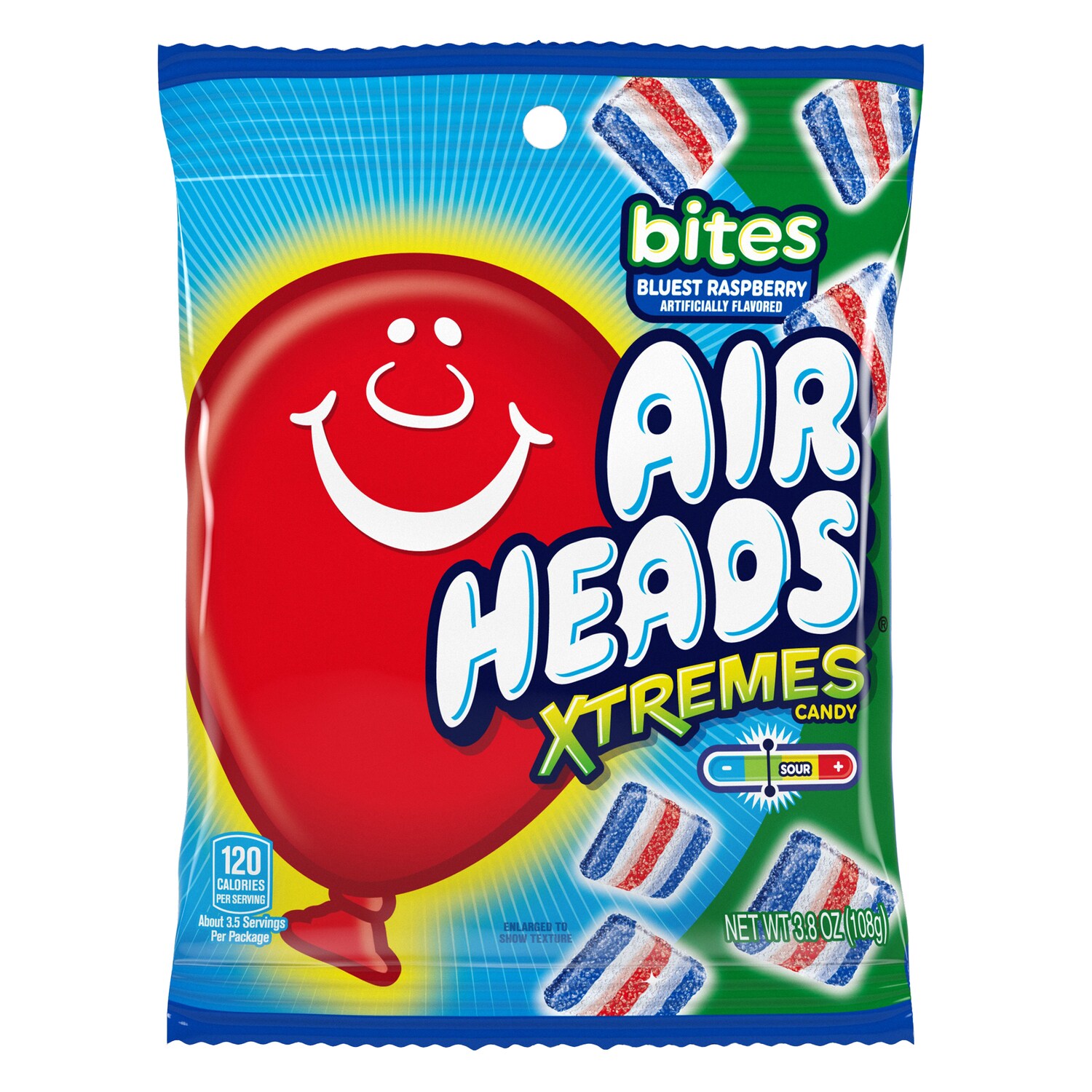 Airheads Xtremes Bluest Raspberry Flavored Candy Bite Pack — coming to Dollar Tree Sep 3, 2026