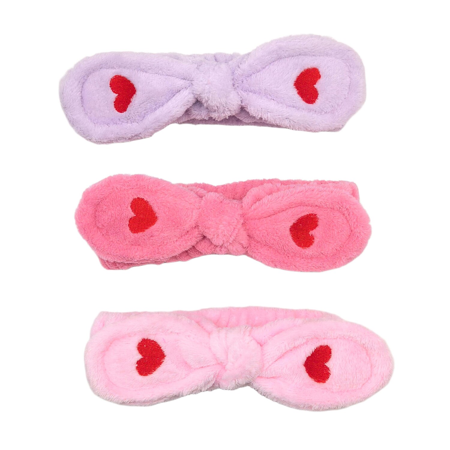Modeled Microfiber Heart Headband, Assorted Colors — coming to Dollar Tree Nov 6, 2026