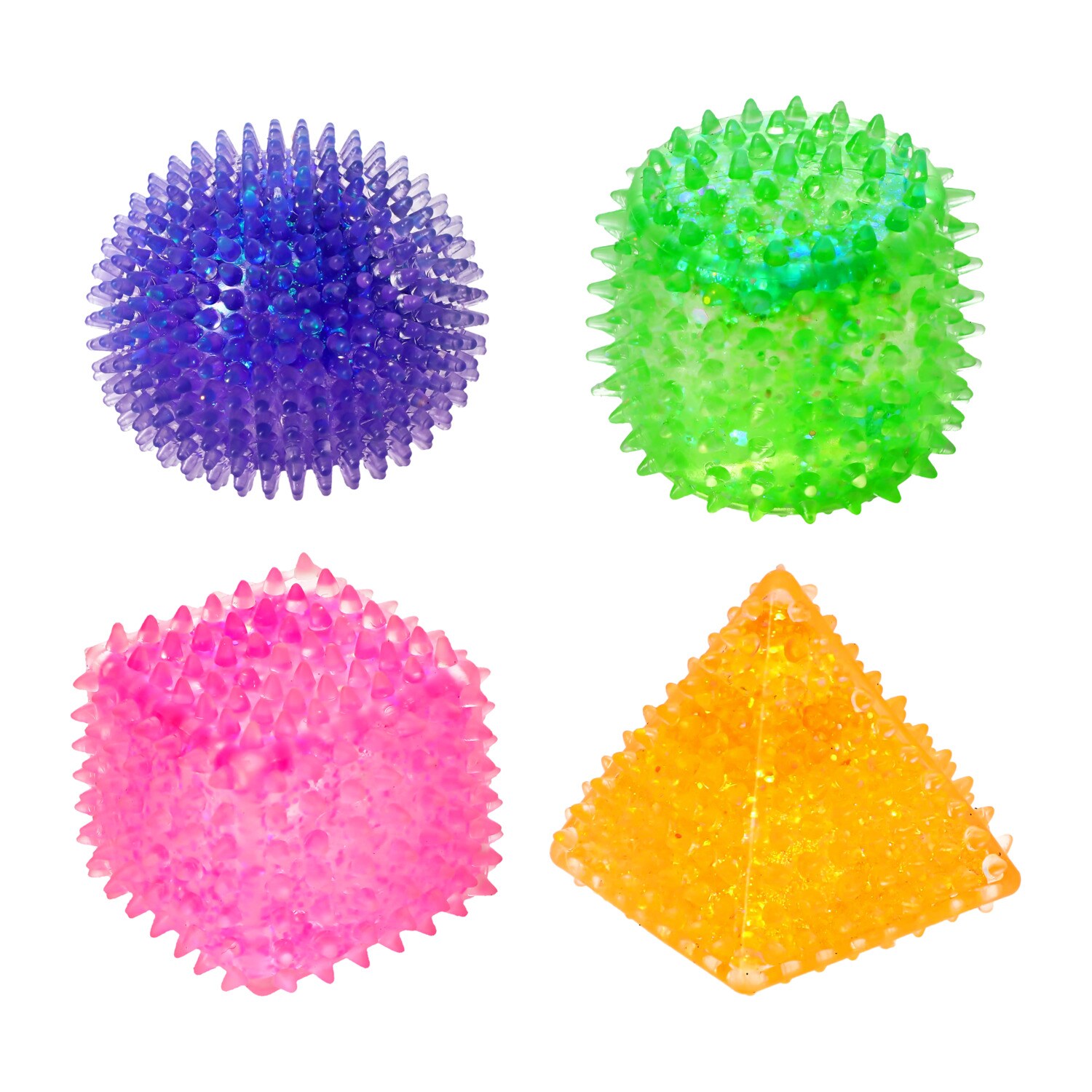 SQUISHY SPIKEY GEOMETRIC SHAPE — coming to Dollar Tree Aug 27, 2026
