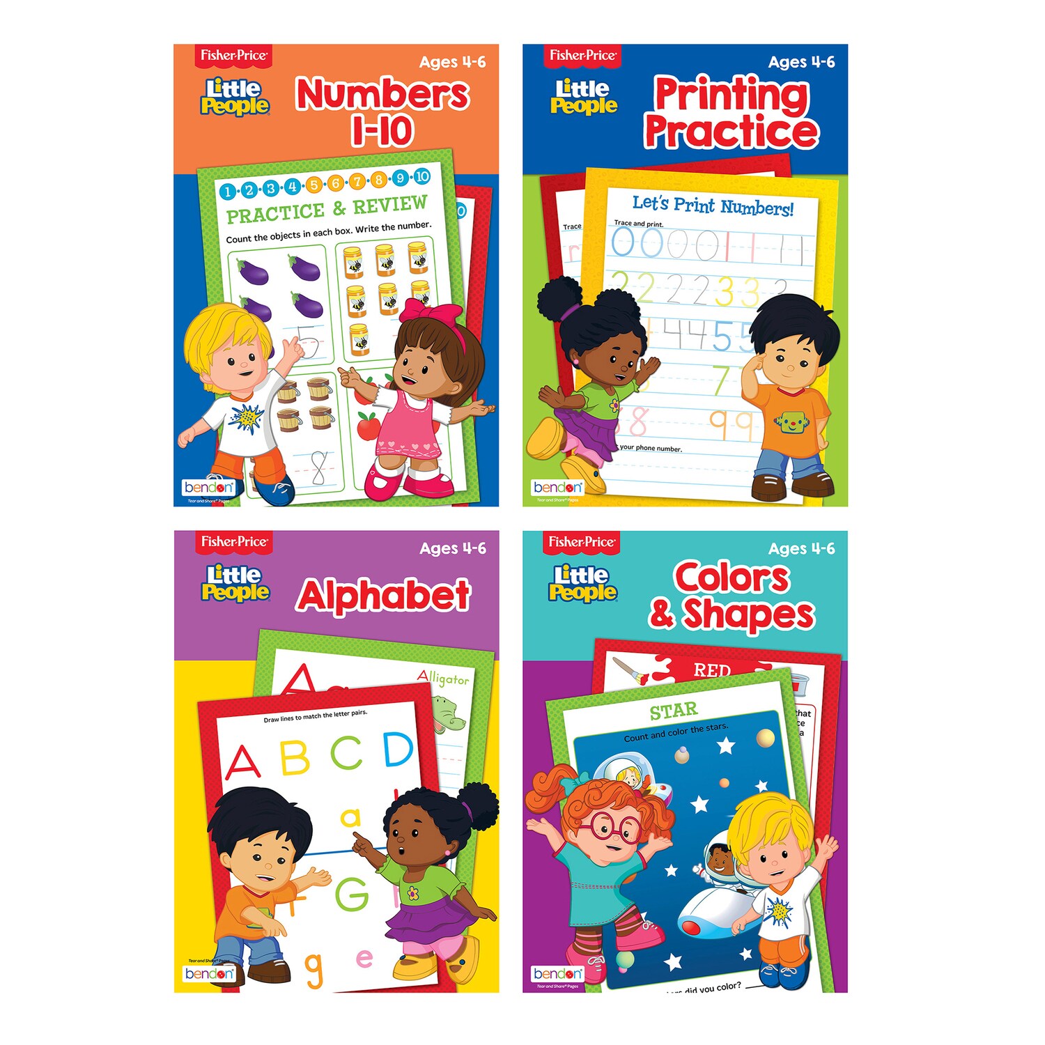 Fisher Price Little People Ages 4-6 Work Book, Assorted Learnings — coming to Dollar Tree Sep 11, 2026