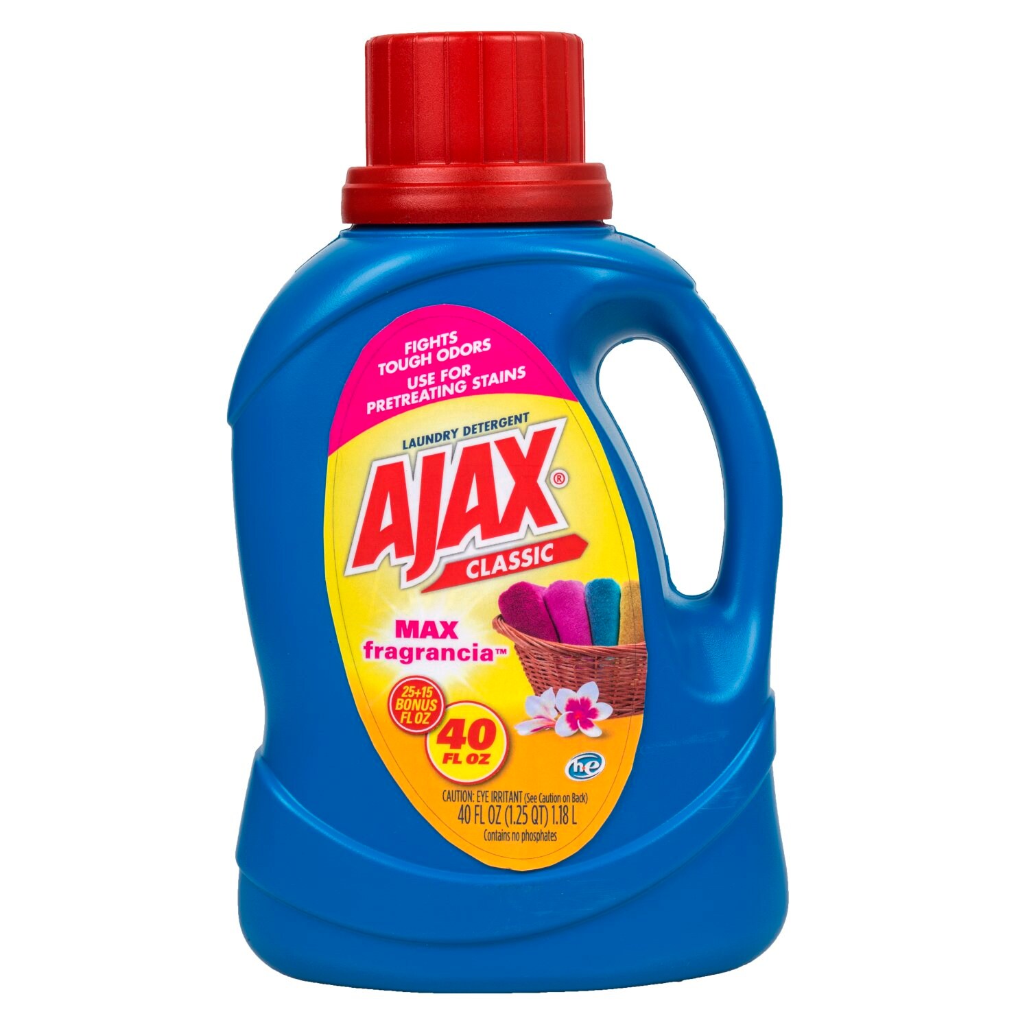 Ajax Classic Liquid Laundry Detergent, 40 fl.oz. Bonus Bottles