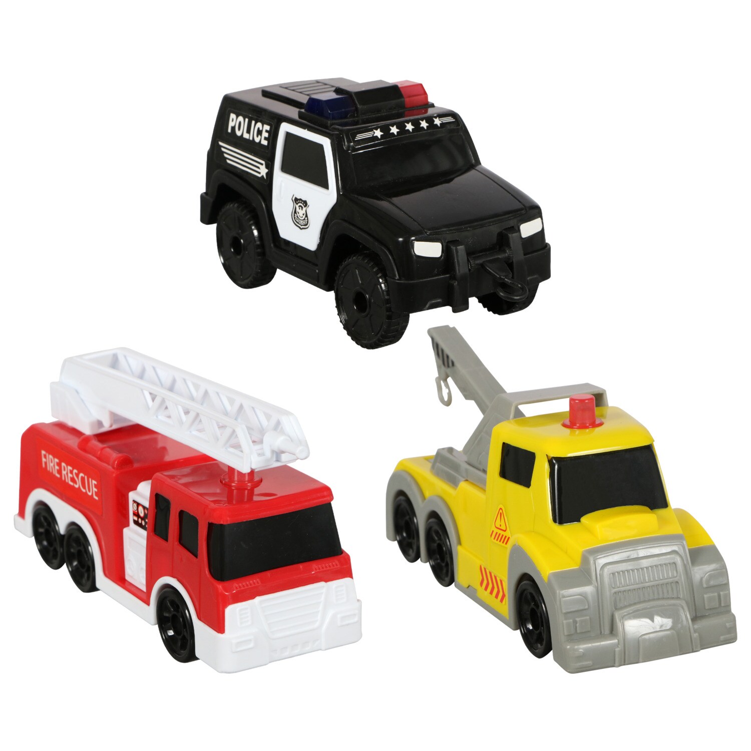 Bulk Toy Light Up Emergency Vehicles with Sound, 6x2.875 in. | Dollar Tree