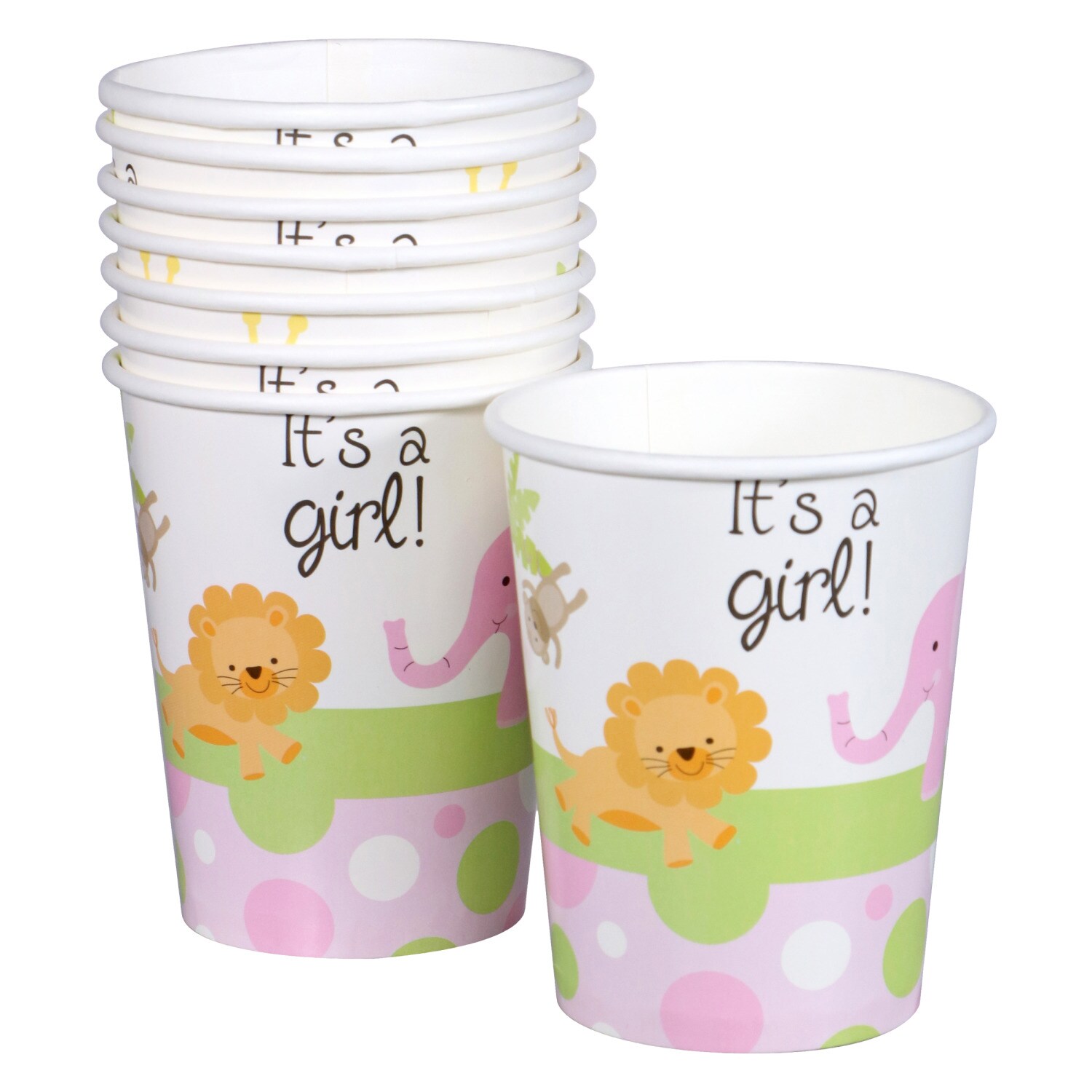 Its a Girl Paper Party Cups, 9 oz., 12ct. Packs