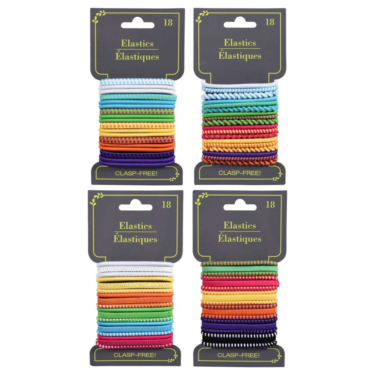Women S Accessories Basic Solutions Clasp Free Flat Multi Colored