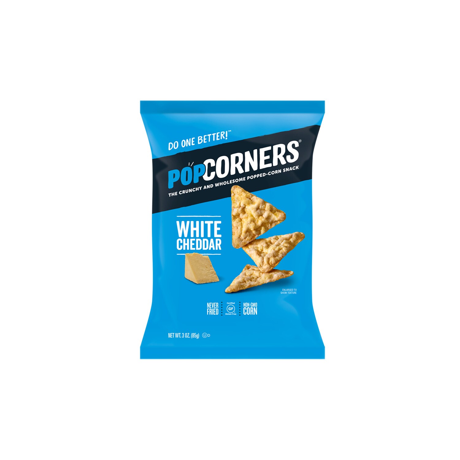 PopCorners CheddarFlavor Popped Corn Chips, 3oz. Bags