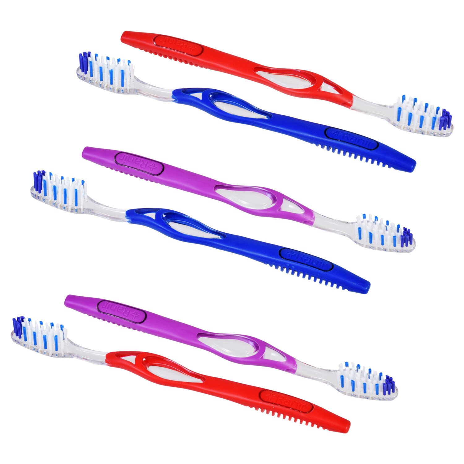 Ranir Teardrop MediumBristle Toothbrushes, 2ct. Packs