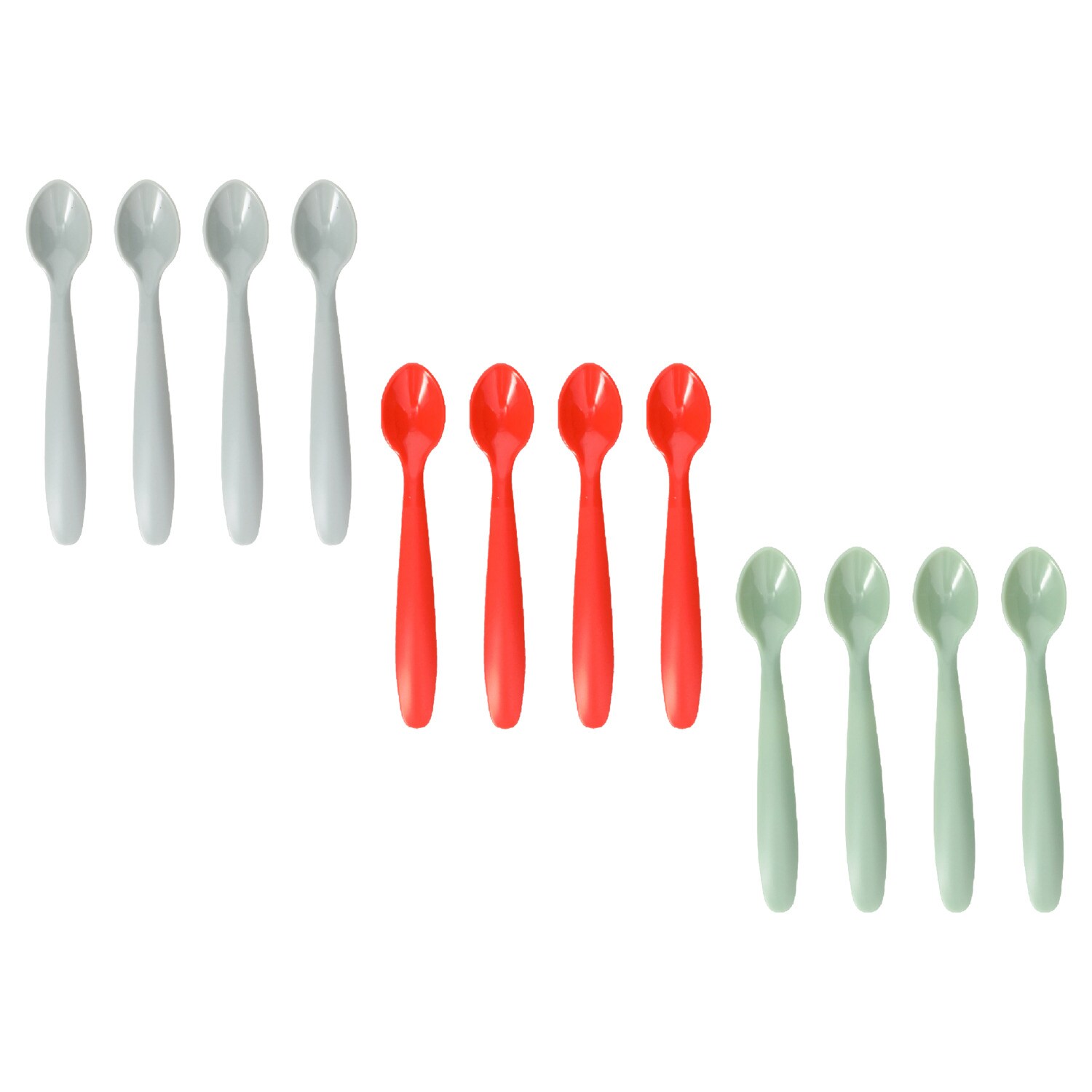 Angel of Mine Plastic Infant Spoon Sets, 12ct. Packs