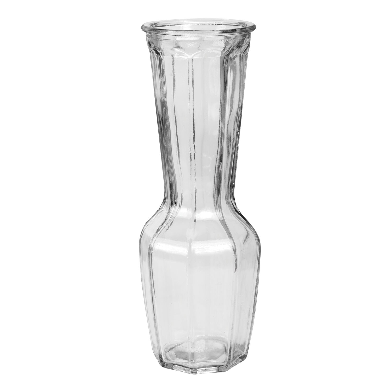 Clear Glass Bud Vases, 9 in.
