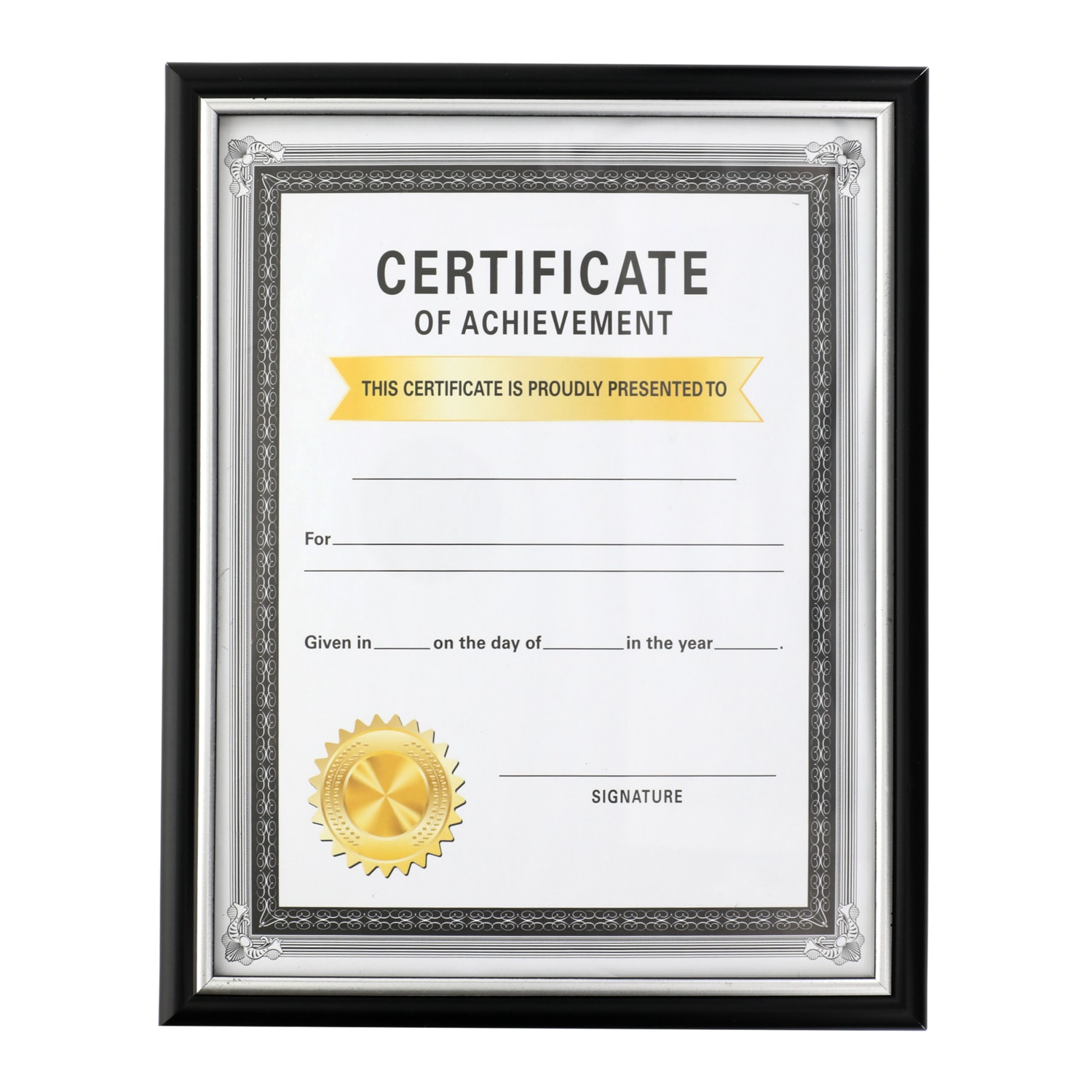 NovoGifts Document Frame Degree Frame Holder Certificate Solid Wood 8.5 x 11 