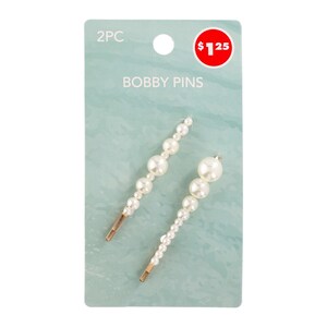 View Faux Pearl Bobby Pins