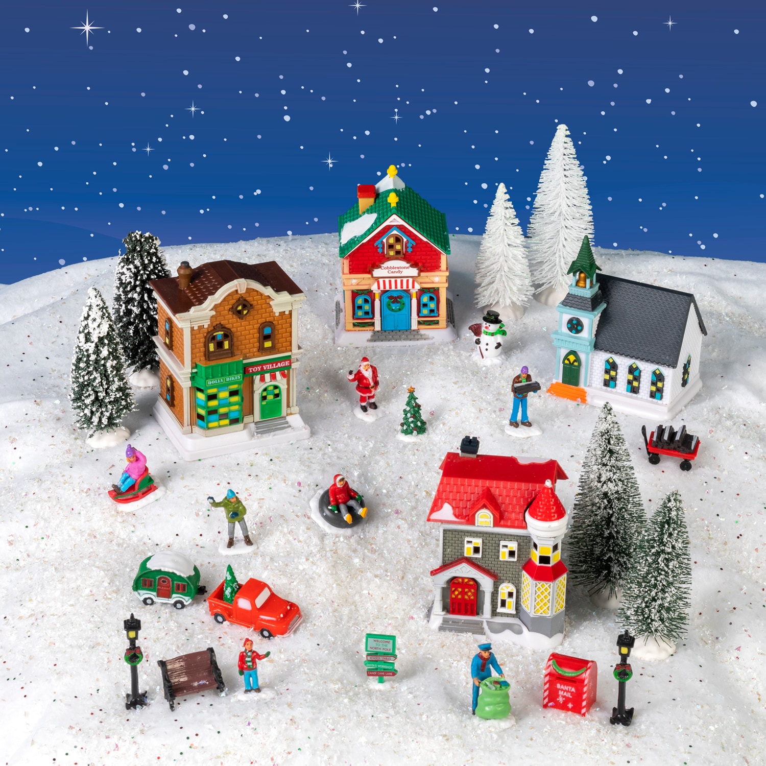 28-Piece Christmas Village Col...