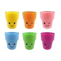 Plastic Wink Face Planter, 1-Count. — Dollar Tree