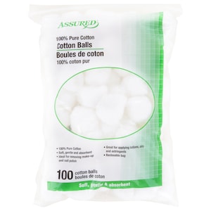 Assured Cotton Balls, 100-ct. Bags