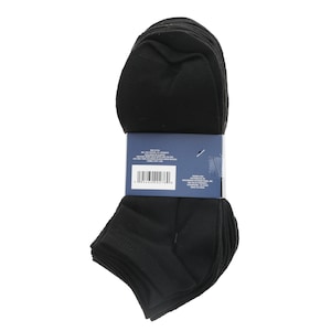 View Women's Black Athletic Low-Cut Socks,