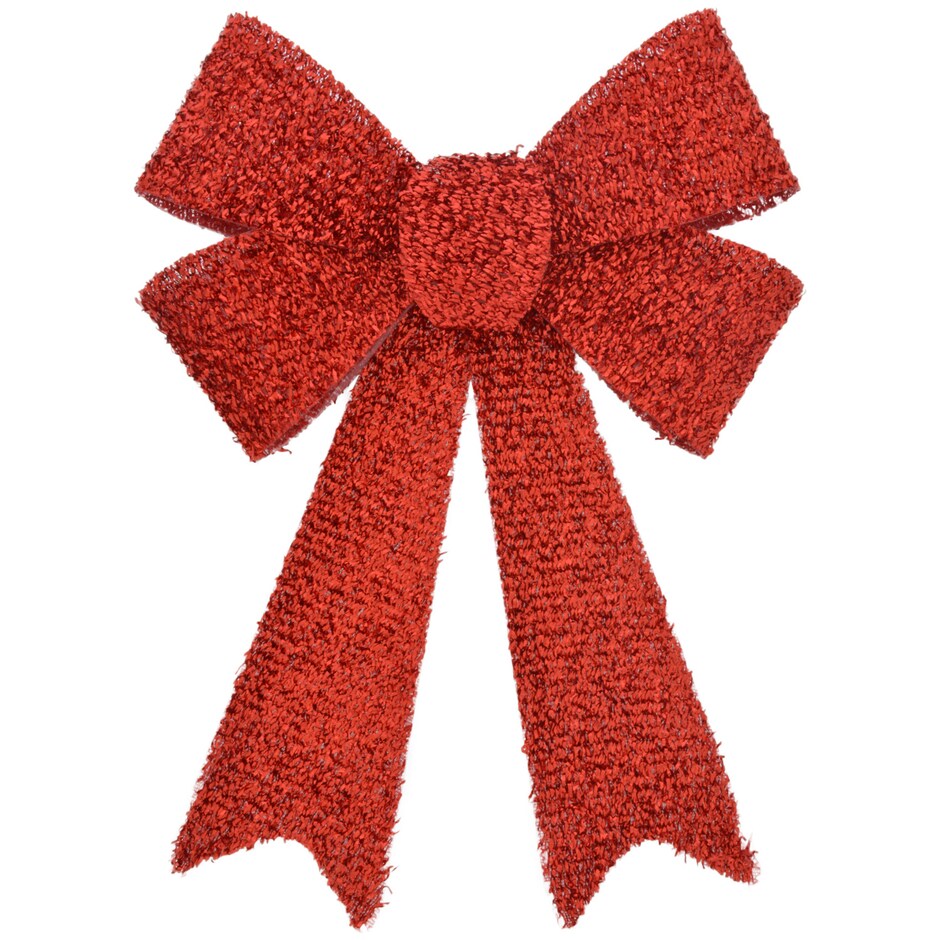 Christmas House Decorative Large Glittery Bows, 1-ct. Pack