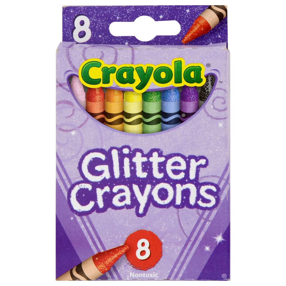 Crayola Glitter Crayons, 8-ct. Boxes