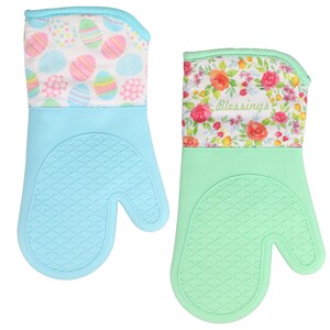 View Easter-Themed Silicone Oven Mitt, 13-in.