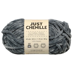 View Premier Just Chenille Gray Yarn,