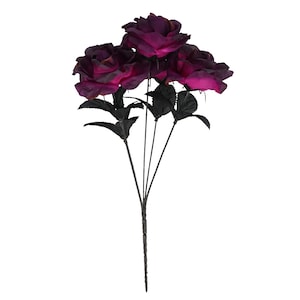 Fake Gothic Roses View Seasonal Collection 5-Stem Gothic Artificial