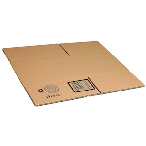 Kraft Corrugated Shipping Boxes, 10x8x6 in.