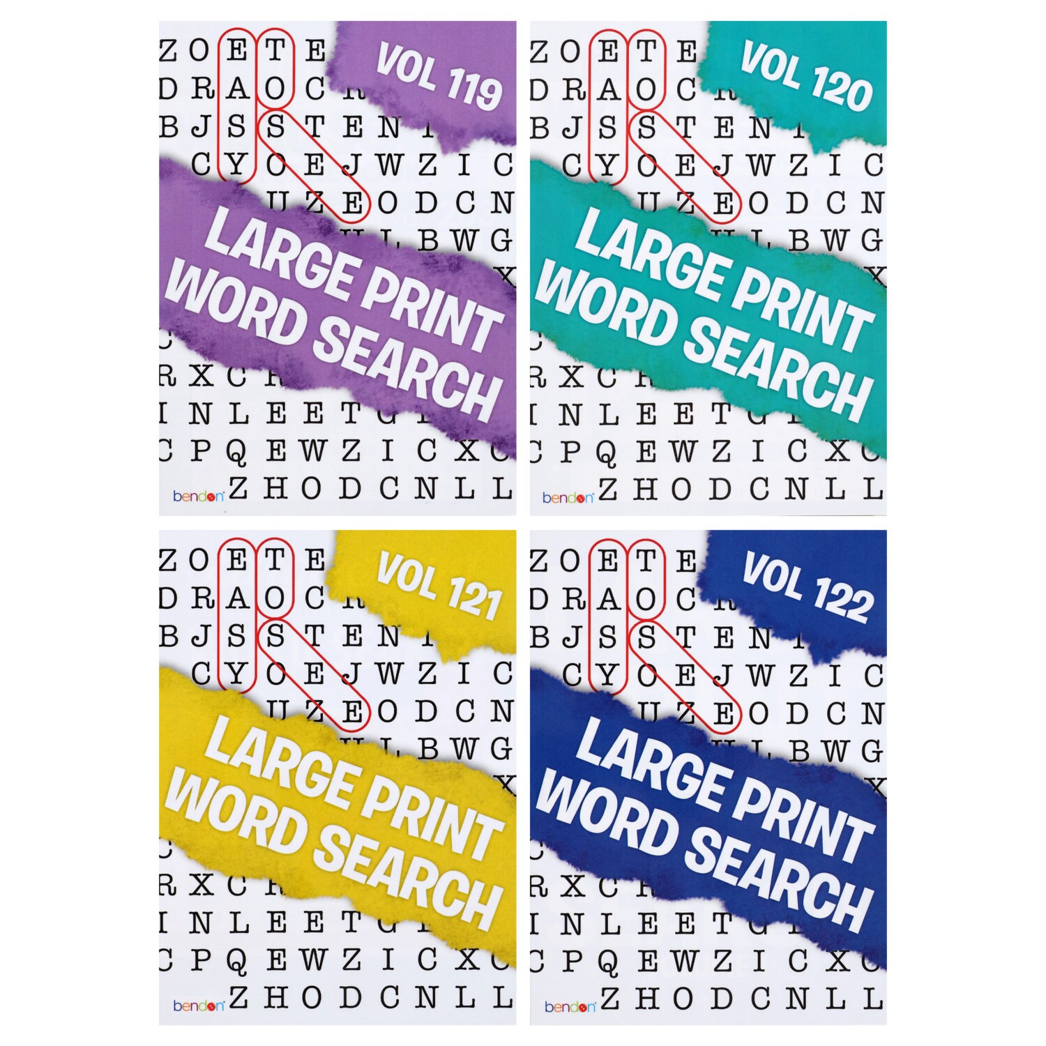 Bendon Large Print 2 Page per Word Search Puzzle Volume 113 for sale online 