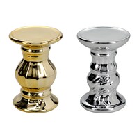 Metallic Candle Holders 2.7x4 in. — Dollar Tree