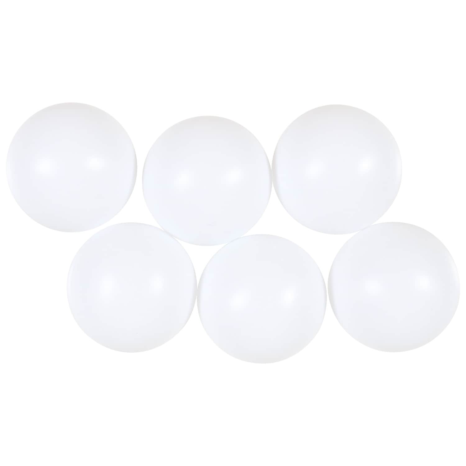 All-Star Sports Plastic Table Tennis Ping Pong Balls 6-Count Pack For Ages 6+ 