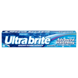 Ultra Brite Clean Mint Advanced Whitening All in One Toothpaste, 6