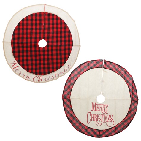 View Christmas Plaid Tree Skirts, 36-in.