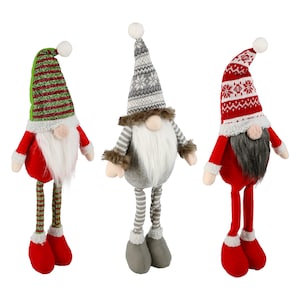 View Decorative Standing Holiday Gnomes, 24-in.