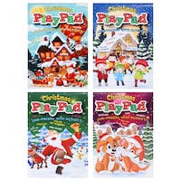 Christmas Play Pad Jumbo Activity Books — Dollar Tree