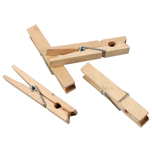 Crafter's Square Wooden Clothespins, 24-ct. Packs