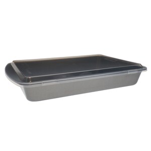 Rectangular-Shaped Baking Pans with Covers, 12.875x2x9 in.