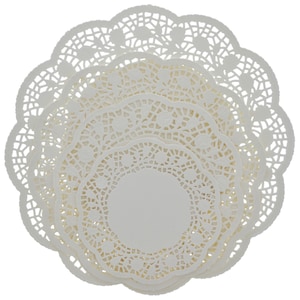 Multipack Round Paper Doilies in Assorted Sizes, 32-ct. Packs