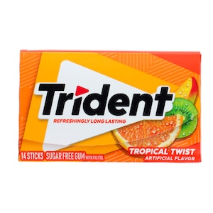 Trident Sugar Free Gum - Tropical Twist, 14-pc. Packs