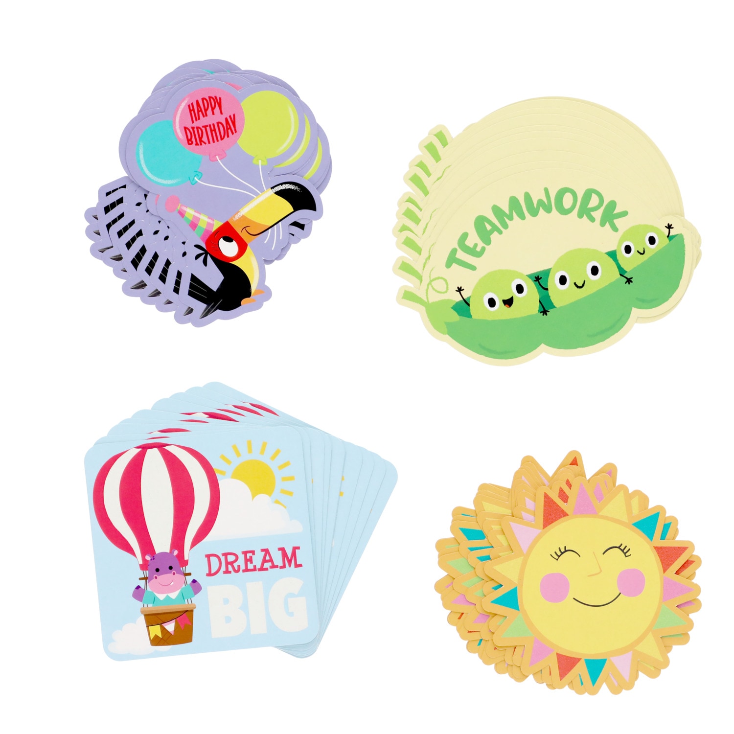 10 MYO Sunny Days Stickers Party Favors Teacher Supply