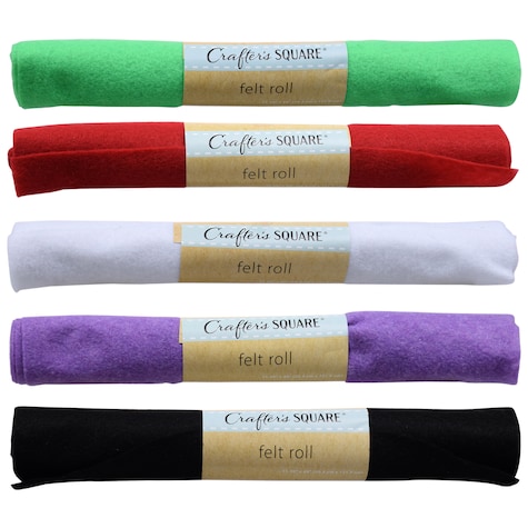 View Crafters Square Felt Rolls, 12.125x48