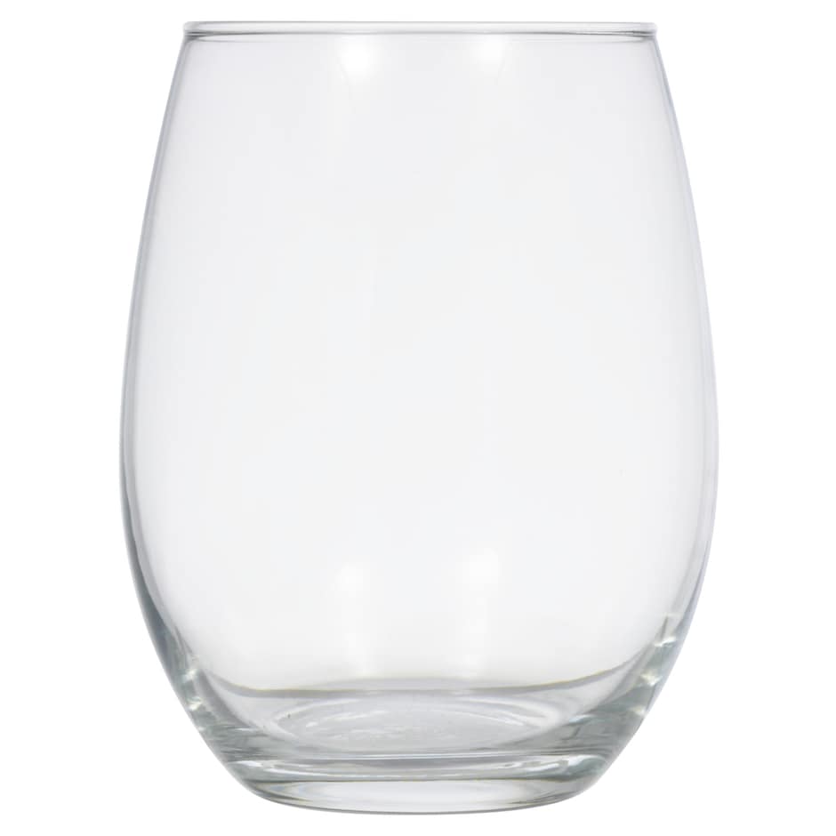 Stemless Glass Wine Glasses